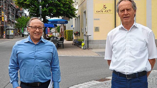 &bdquo;Auch der Königsfelder Einzelhandel wird profitieren&ldquo;, sagen Klaus Vollprecht und Berthold Müller über die geplante ...