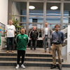 Von links: Tobias Mülhaupt (Sportlicher Leiter SV Rheintal), Martin Meier (Jugendleiter FC Hochrhein), Raimund Hübner (Trainer SVR), ...