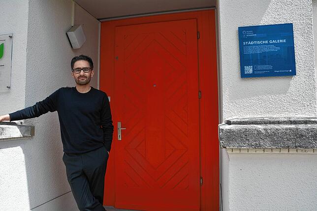 Hereinspaziert: Alejandro Perdomo Daniels hofft auf viele Besucher bei seinen künftigen Ausstellungen.