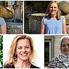 Diese fünf Gesichter dürfen seit einiger Zeit über die Zukunft der Stadt mitentscheiden: Lisa Fritschi (oben, von links, FDP/FW), Simone ...