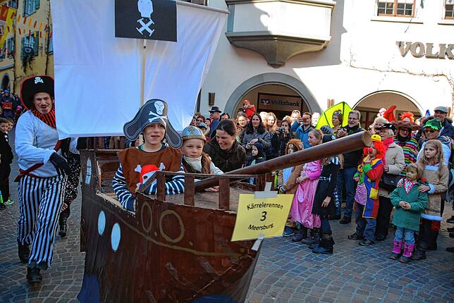 Die Fohrenberg-Piraten enterten 2017 in der Kinder-Kategorie den Spitzenplatz auf der Siegertribüne.