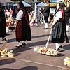 Eine Tradition bei der Bräunlinger Kilbig: Trachtenträgerinnen des Heimat- und Trachtenbundes zeigen 2022 den Erntetanz. Vier Tage wird ...