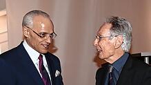 Fritz Link und Horst Ziegler (von links) prägten als bislang einzige Bürgermeister die 50-jährige Geschichte der Gesamtgemeinde ...