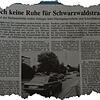 Viele Autos seien zu schnell und zu laut auf der Schwarzwaldstraße unterwegs, beklagen vor 25 Jahren die Anwohner. Sie würden wegen der ...
