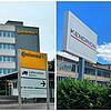 Unternehmen im Umbruch: das Continental-Werk in Villingen (links) und die Firma Kendrion (rechts).