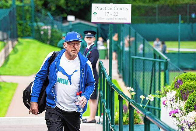 2016 war Boris Becker in seinem Element, als Coach von Novak Djokovic. Ob er dieses Jahr nach Wimbledon darf, ist ungewiss.