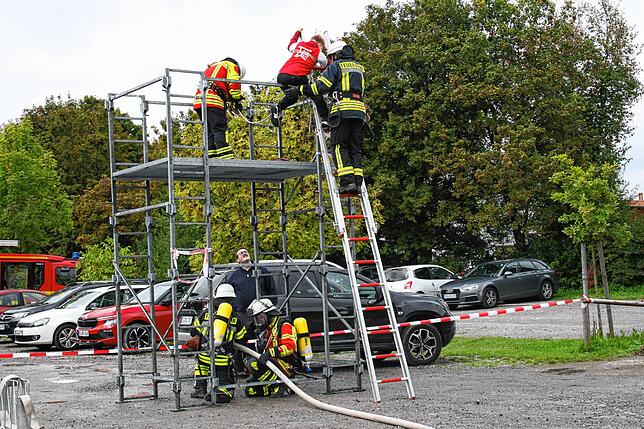 Bild 3: So war das Schlachtfest der Pfullendorfer Feuerwehr