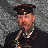 Jörg Bohm, hier als Ratsdiener, war auch Conferencier beim Dorferschoppen.