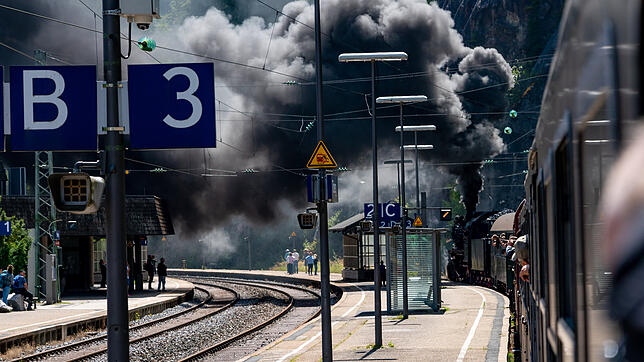 Bild : Video: Fahren Sie mit bei der Dampflok-Sonderfahrt von Rottweil, über Villingen nach Hausach!