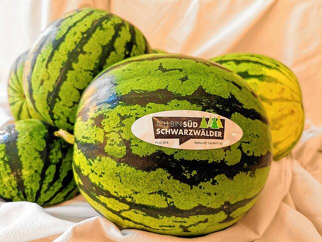 So wirbt die Laufenburger Melone für sich: ich bin ein Südschwarzwälder.