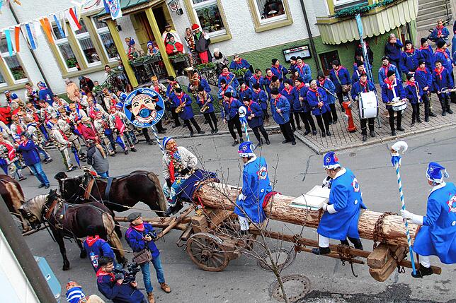 Bild 10: Narrensprung und Machtübernahme in Bonndorf