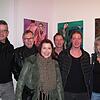 Sieben Künstler eröffnen „Die Vierte Art“ im Künstlerhaus in Lottstetten: Von links Thomas Wechlin, Hans Peter Keller, Sabine Blasko, ...