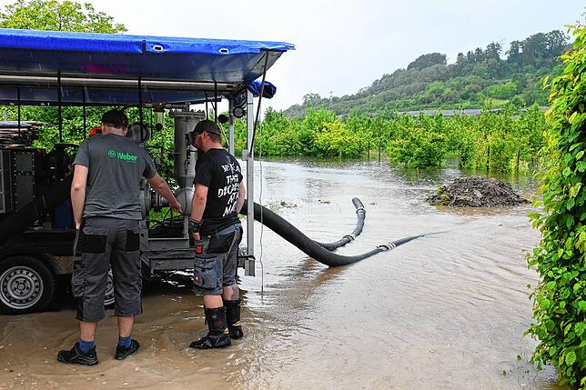 Bild 15: Bilder: Hochwasser-Großeinsatz Kläranlage Stockacher Aach