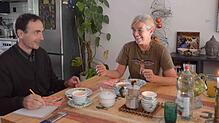 Barbara Knoglinger-Janoth im Gespräch mit SÜDKURIER-Mitarbeiter Jörg Büsche.