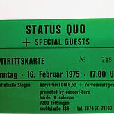 Günter Holtkamp wollte unbedingt Status Quo sehen &ndash; auch mit Fieber.