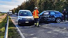 Auf der B33 bei Allensbach kommt es immer wieder mal zu Unfällen.