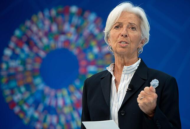 Christine Lagarde, die Nachfolgerin von Draghi an der EZB-Spitze.