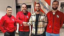 Ab ins fünfte Jahr: Beim FC Bergalingen hat Trainer Matthias Hertweck (Zweiter von rechts) bereits für die Saison 2025/26 zugesagt. ...