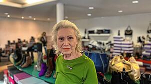 Heide Meißner ist Inhaberin des Schuhgeschäfts H in der Pfarrhofgasse. Beim Hochwasser im September hat sie zwei Drittel ihrer Ware ...
