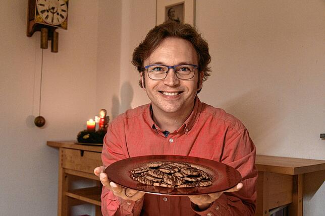Weihnachtskekse mit Nougat nach einem alten Familienrezept – das nachzubacken, ist ein Abenteuer.