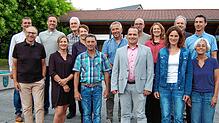 Der neue Gemeinderat Hohentengen steht bereit. In der hinteren Reihe (von links): Christian Hupfer, Matthias Bachmann, Franz Sutter, ...