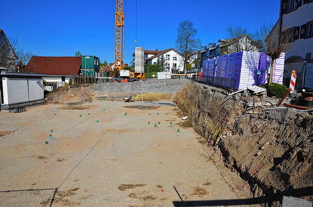 Im Norden des Geländes entsteht ein Anbau mit rund 800 Quadratmetern Fläche insgesamt.