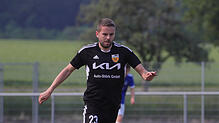 Spielertrainer Manuel Gutacker gelang in der 90. Minute das 1:1 für den SV Mühlhausen gegen den FC Uhldingen.