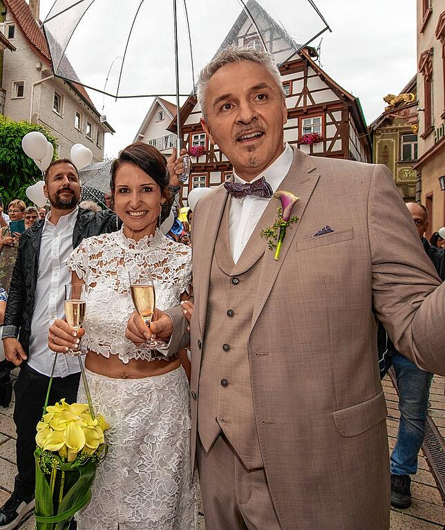 Bild 15: Anita Hofmann hat im Meßkircher Rathaus "Ja" gesagt