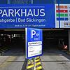 Der Eingang am Parkhaus Lohgerbe kommt schon jetzt ohne Schranke aus.
