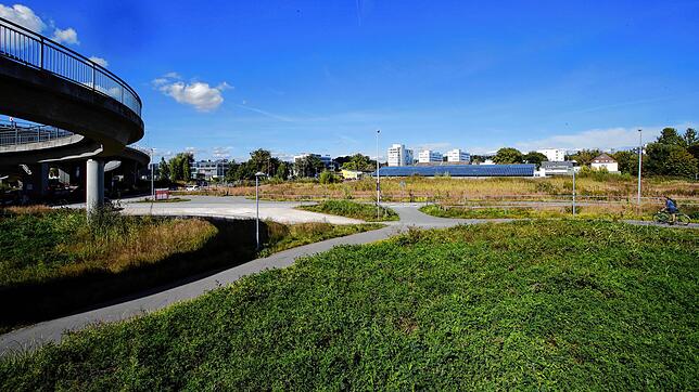 Am Brückenkopf Nord der Konstanzer Schänzlebrücke soll das Neubauquartier entstehen.