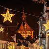 Weihnachtsbeleuchtung in der Hussenstraße bis hin zum Schnetztor. Bald soll es so oder so ähnlich festlich wieder in der Innenstadt ...