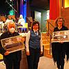 Norgard Österle (r.) und Norbert Heim werden von der Vorsitzenden Susanne Post verabschiedet. Die Musikerin Österle führte den Verein ...