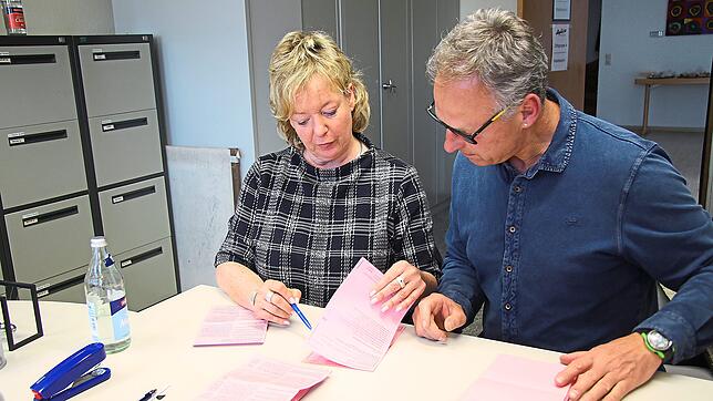 Die Auszählung der Gemeinderatswahl in Schönwald.