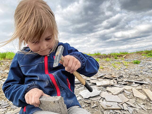 Bild 4: Diese Ausflug ist der Hammer! So viel Spaß macht Fossilien suchen