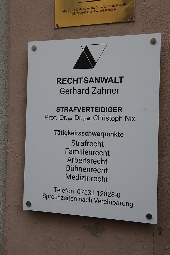 Kanzlei mit Christoph Nix in Konstanz 2020 .