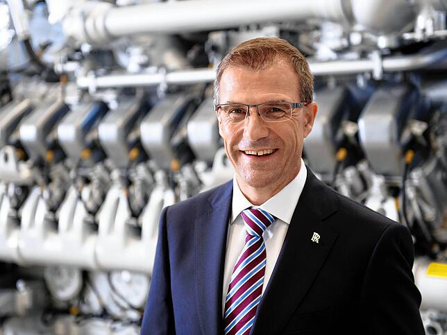 Andreas Schell, Vorsitzender der Geschäftsführung bei Rolls-Royce Power Systems sorgte im März für Schlagzeilen.