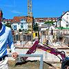 Die Baustelle des elfstöckigen Hochhauses Am Briel 53/57 geht voran. Laut Max Girardelli, Geschäftsführender Gesellschafter von ...