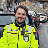 Der Verkehrskadett Thibaut Grim: Der 24-Jährige ist seit zehn Jahren bei den Verkehrskadetten in Konstanz.
