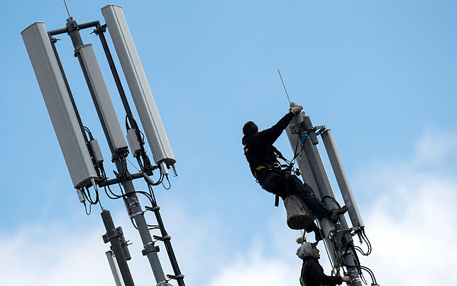Mobilfunkmasten werden sukzessive umgerüstet.