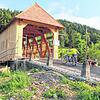 Restliche Arbeiten an der neuen Zimmerer Holzbrücke sind derzeit noch im Gang. Der Donauübergang kann aber schon seit einigen Wochen ...