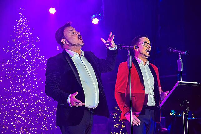 Mit Welthits aus den Bereichen Klassik, Musicals und Filmmusik gaben Tenöre4you ihre Gesangsqualitäten zum Besten.