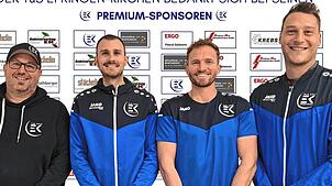 Viel Sachverstand: Die Sportliche Führung beim TuS Efringen-Kirchen wird von Thorsten Sütterlin, Simon Diodene, Stefan Hilpüsch und ...