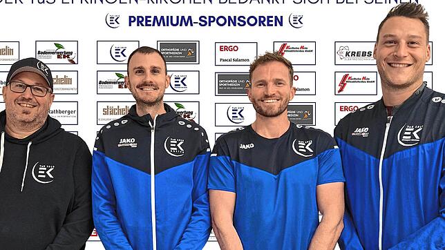 Viel Sachverstand: Die Sportliche Führung beim TuS Efringen-Kirchen wird von Thorsten Sütterlin, Simon Diodene, Stefan Hilpüsch und ...