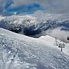 Mit Skifahren wird es erst einmal nichts &ndash; viele Skiclubs im Bodenseekreis haben ihre Kurse abgesagt. Hier leere Pisten am Golm in ...