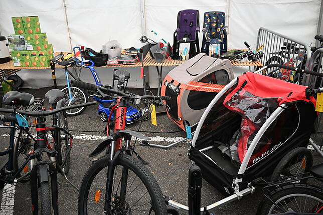 Bild 16: Über Fahrräder auf dem Fahrradmarkt in Tiengen: Ein Paradies für Radliebhaber