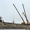 Die Lärmschutzwand bei Allensbach soll Anwohner vor Lärm und Schutz von der B33-Baustelle schützen. Sie ist nur ein temporäres Bauwerk ...