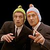 Sebastian Rüger und Frank Smilgies wollen als Ulan & Bator den Bonndorfer Löwen erhalten.