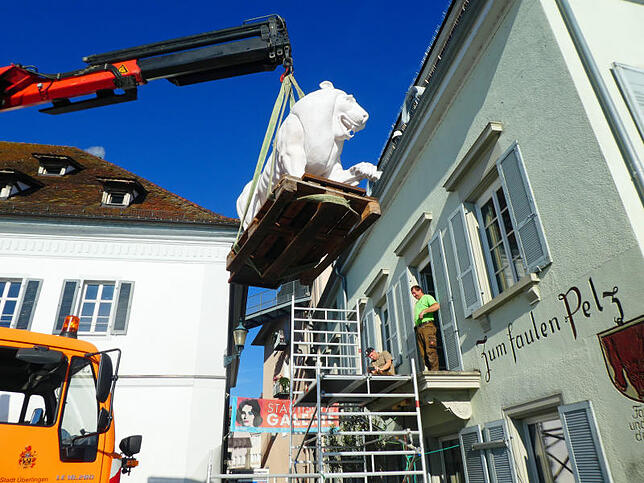 Die Lenk-Ausstellung im "Faulen Pelz" ist beendet, die Exponate wurden abtransportiert.