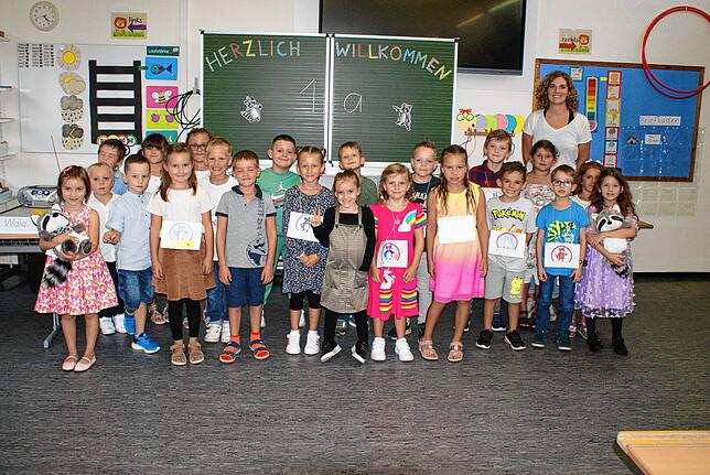 23 Kinder sind in die Klasse 1a der Außenstelle der Zelgschule in Öflingen eingeschult worden. Bild: Schule