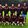 Oben, von links: Trainer Adem Sari, Co. Ali Sari, Lukas Fussenich, Marco Cristilli, Mike Lipak, Teammanager Stefan Drzyzga. Unten, von ...